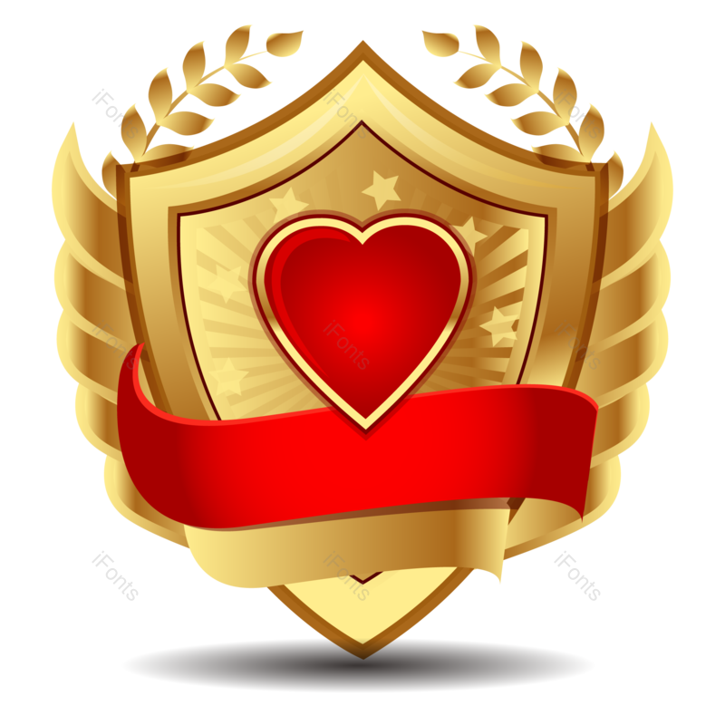 标签图片,奖章元素,边框花纹PNG,徽章免抠素材